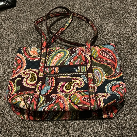 Vera Bradley tote bag in Heirloom Paisley print - Picture 4 of 4